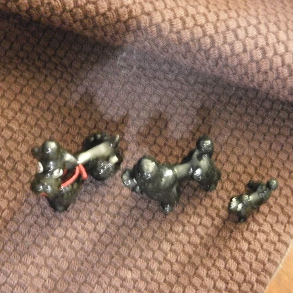 Poodles Ceramic Figures ascending Vintage - Picture 2 of 6